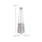 Flash Furniture Pyramid Outdoor Patio Heater-Silver -7.5 Feet Tall NAN-FSDC-01-SL-GG - alternate 4